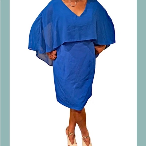 NWT Blue Formal Dress with Keyhole back - Picture 2 of 13